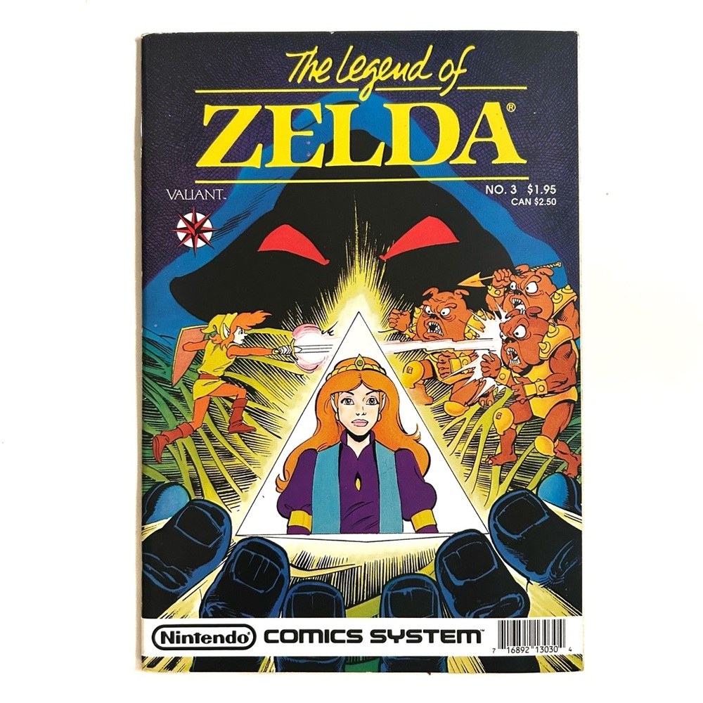 Vintage 1990 Nintendo Link The Legend of Zelda Comic Book Vol 1 No 3 Valiant 90s